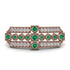 Emerald Antique Elegance Brooch - Alondra No. 5