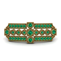 Emerald Antique Elegance Brooch (12)