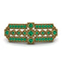 Emerald Antique Elegance Brooch - Alondra No. 19