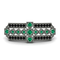 Emerald Antique Elegance Brooch (28)