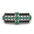Emerald Antique Elegance Brooch - Alondra No. 36