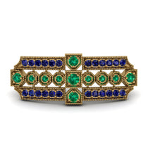 Emerald Antique Elegance Brooch (48)
