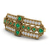 Emerald Antique Elegance Brooch - Alondra No. 4