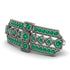 Emerald Antique Elegance Brooch - Alondra No. 21