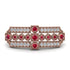 Ruby Antique Elegance Brooch - Alondra No. 11