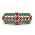 Ruby Antique Elegance Brooch - Alondra No. 26