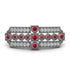 Ruby Antique Elegance Brooch - Alondra No. 12