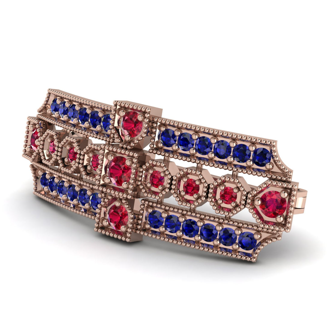Ruby Antique Elegance Brooch - Alondra No. 71
