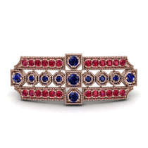 Sapphire Antique Elegance Brooch (40)