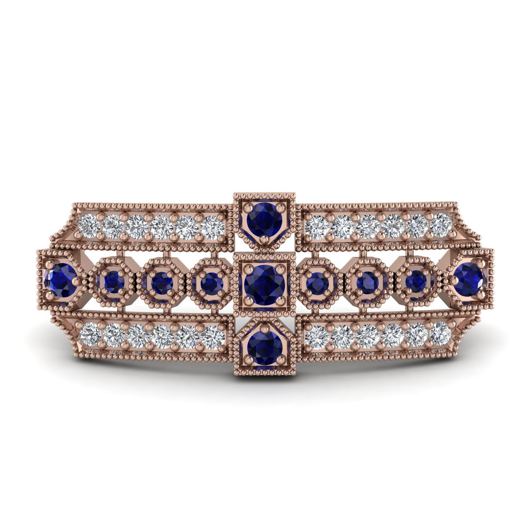 Sapphire Antique Elegance Brooch - Alondra No. 14