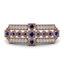 Sapphire Antique Elegance Brooch (4)