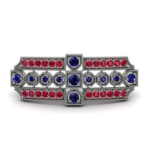 Sapphire Antique Elegance Brooch (44)