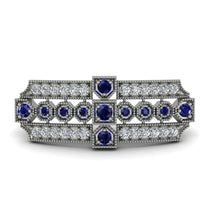 Sapphire Antique Elegance Brooch (8)