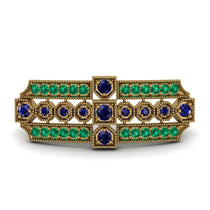 Sapphire Antique Elegance Brooch (12)