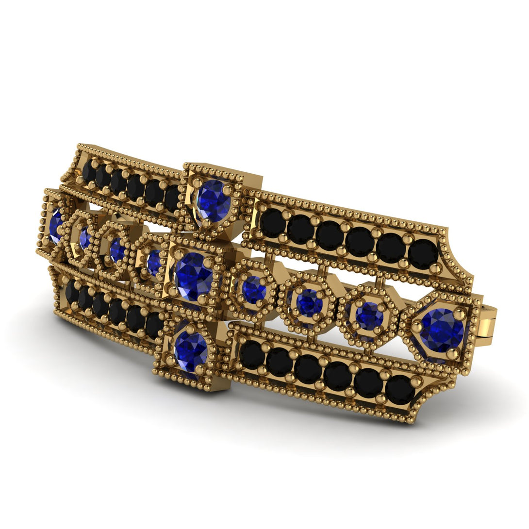 Sapphire Antique Elegance Brooch - Alondra No. 43