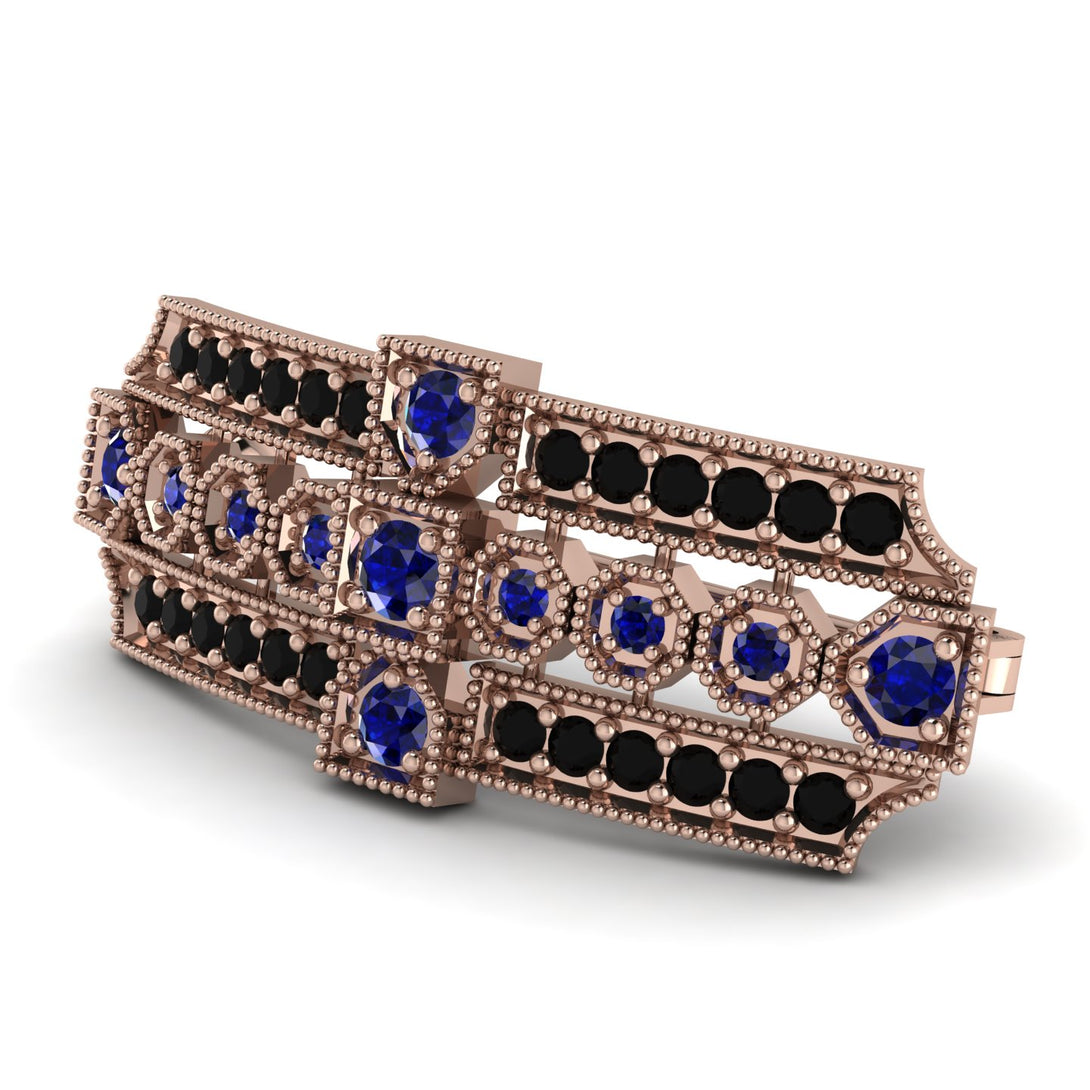 Sapphire Antique Elegance Brooch - Alondra No. 44