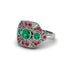 Emerald Art Deco Geometric Engagement Ring - Haven No. 51 image 2