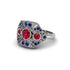 Ruby Art Deco Geometric Engagement Ring - Haven No. 72 image 2