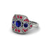 Sapphire Art Deco Geometric Engagement Ring - Haven No. 60 image 2