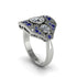 Diamond Art Deco Geometric Engagement Ring - Haven No. 63 image 3
