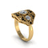 Diamond Art Deco Geometric Engagement Ring - Haven No. 31