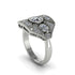 Diamond Art Deco Geometric Engagement Ring - Haven No. 3