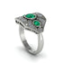 Emerald Art Deco Geometric Engagement Ring - Haven No. 6 image 3
