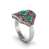 Emerald Art Deco Geometric Engagement Ring - Haven No. 51 image 3