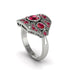 Ruby Art Deco Geometric Engagement Ring - Haven No. 57 image 3