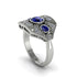 Sapphire Art Deco Geometric Engagement Ring - Haven No. 15 image 3