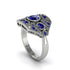 Sapphire Art Deco Geometric Engagement Ring - Haven No. 75 image 3