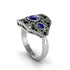 Sapphire Art Deco Geometric Engagement Ring - Haven No. 45 image 3
