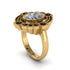 Diamond Art Deco Halo Fashion Ring - Gracelynn No. 31