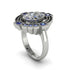 Diamond Art Deco Halo Fashion Ring - Gracelynn No. 63