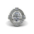 Diamond Art Deco Halo Fashion Ring - Gracelynn No. 3