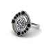 Diamond Art Deco Halo Fashion Ring - Gracelynn No. 33