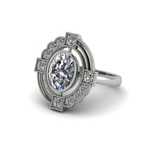 Diamond Art Deco Halo Fashion Ring - Gracelynn No. 3 image 1