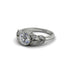 Art Deco Diamond Leaves Engagement Rings - Thalia No. 3