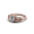 Art Deco Diamond Leaves Engagement Rings - Thalia No. 2 image 8