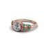 Art Deco Diamond Leaves Engagement Rings - Thalia No. 17