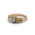 Art Deco Diamond Leaves Engagement Rings - Thalia No. 1