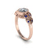 Art Deco Diamond Leaves Engagement Rings - Thalia No. 62