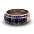 Baguette Black Diamond Eternity Wedding Band - Billy No. 68