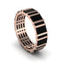Baguette Black Diamond Eternity Wedding Band - Keegan No. 8 image 2