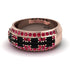 Baguette Black Diamond Eternity Wedding Band - Billy No. 53
