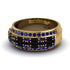 Baguette Black Diamond Eternity Wedding Band - Billy No. 67 image 2