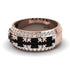 Baguette Black Diamond Eternity Wedding Band - Billy No. 8 image 2