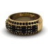 Baguette Black Diamond Eternity Wedding Band - Billy No. 37