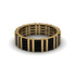 Baguette Black Diamond Eternity Wedding Band - Keegan No. 7 image 3