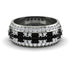 Baguette Black Diamond Eternity Wedding Band - Billy No. 9 image 1